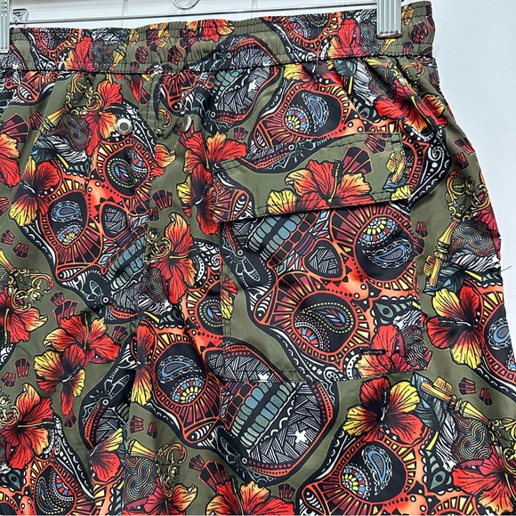 Jared Lang Printed Swim Trunks Shorts Men’s Size Medium - Picture 6 of 14